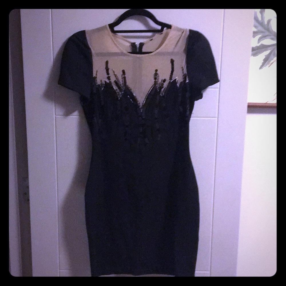 ✨HOST PICK✨ Black sequined party dress